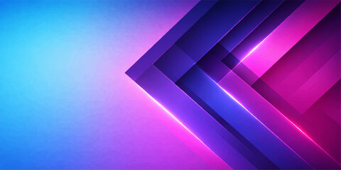 Obraz premium Abstract purple and blue background with glowing light lines and colorful digital wave pattern design