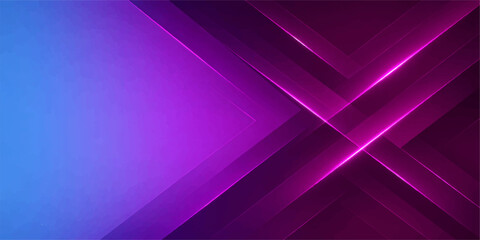 Fototapeta premium Abstract purple background with flowing light wave lines and smooth digital pattern design