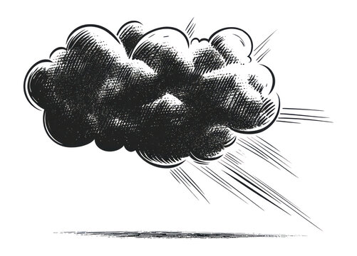 PNG Comic speech vintage squar illustration sketch black.