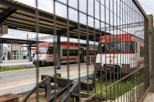 Estaci&oacute;n de Ferrocarril Renfe en X&aacute;tiva el 14 de marzo de 2026, Espa&ntilde;a