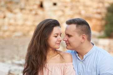 Fototapeta premium A married couple together, a love story