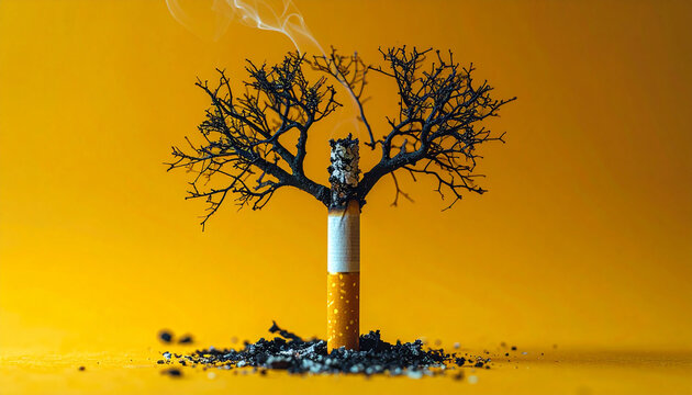 Anti-Tobacco Action Concept Image, Encouraging Prevention, Education, and Healthy Choices.