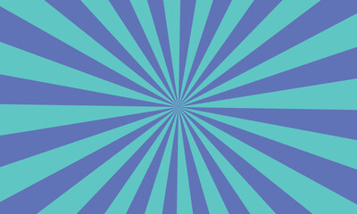 Calm blue and purple sunburst design creating a serene and modern visual impact