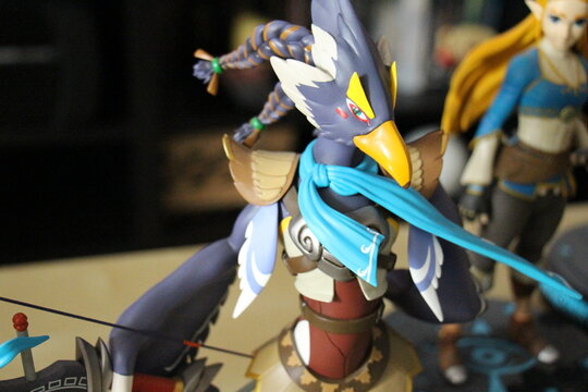 Revali figurine from the legend of zelda games