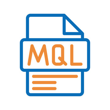 MQL Color Line Icon Marketing qualified lead color line icon representing potential customers generated by marketing activities.