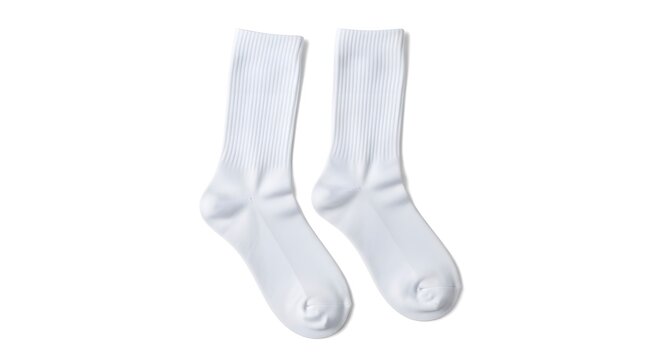 cotton socks isolated on white background