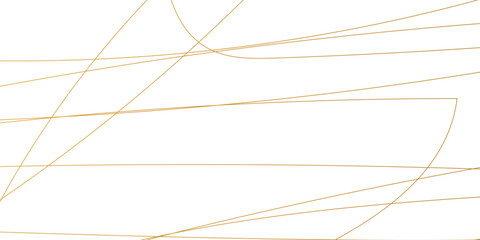 Abstract white background with golden lines . geometric design created using light gold digital net web line tecnology. Seamless luxury geometric premium golden random chaotic lines on transparent bac © NoOne
