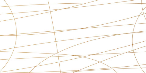 Abstract white background with golden lines . geometric design created using light gold digital net web line tecnology. Seamless luxury geometric premium golden random chaotic lines on transparent bac © NoOne