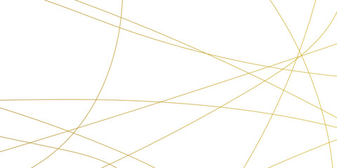 Abstract white background with golden lines . geometric design created using light gold digital net web line tecnology. Seamless luxury geometric premium golden random chaotic lines on transparent bac © NoOne