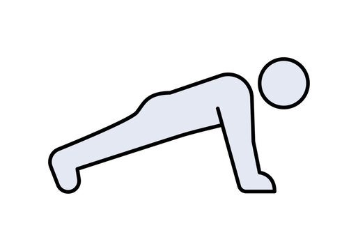 Persona haciendo ejercicio de flexiones o plancha para entrenamiento de fuerza