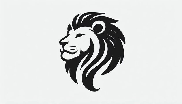 lion head vector illustration