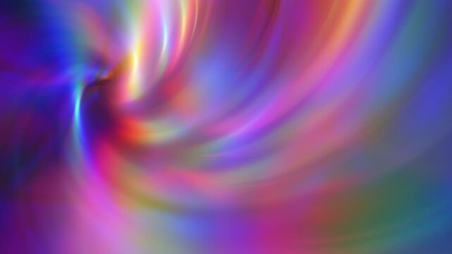 Animated background simulating the colors of light passing through a prism