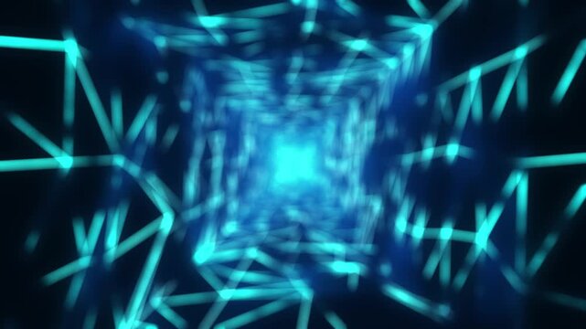 Animated background simulating the colors of light passing through a prism