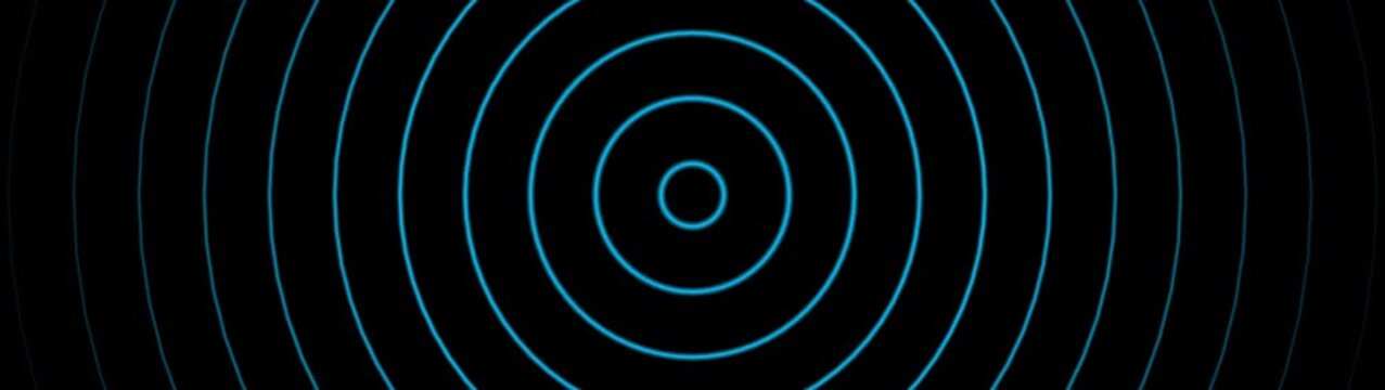 Radio waves waves background. network tower produced radio wave concept. Radio Waves in Circle Form, Radio wave signal animated background. Motion graphics of radar signal.