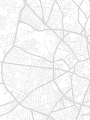 Obraz premium Street map of town background in gray. Street map of town for your web site design, app, UI. Vertical. Stock vector. EPS10.