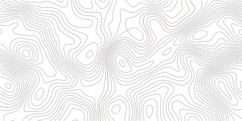 Fototapeta premium The stylized height of the topographic map in contour, lines. The concept.Background of the topographic map. Topographic lines, contour background. topo map texture.