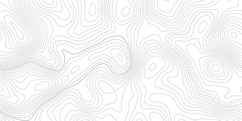 Fototapeta premium The stylized height of the topographic map in contour, lines. The concept.Background of the topographic map. Topographic lines, contour background. topo map texture.