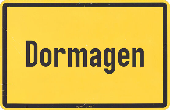 Ortsschild Dormagen