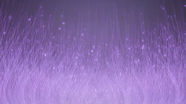 Seamless looping soft lavender particles cinematic faint pulsing floating upward gentle glow falloff luminous refined visuals motion gradient shimmer