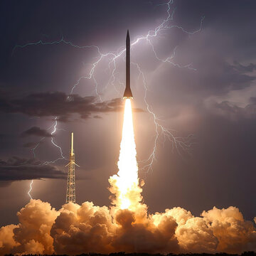 Rocket Launch into Space