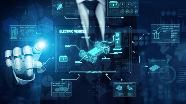 AI supports electric vehicle design by managing power systems, optimizing battery efficiency, enabling smart charging, and integrating renewable energy data Marrow