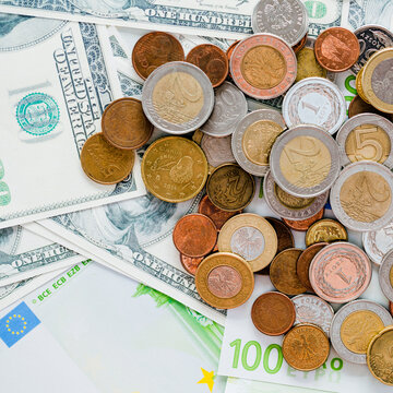 coins and banknotes
