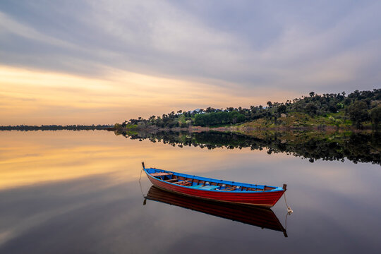 Flooded Soke plain view in Turkey