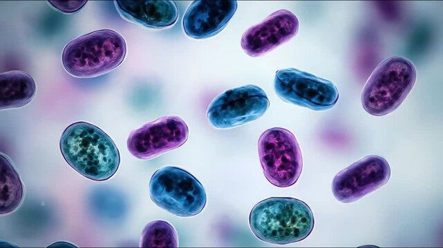 microscopic specimen view of mouth cells