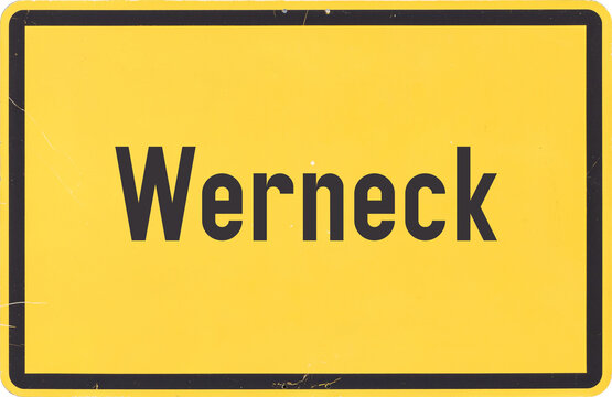 Ortsschild Werneck