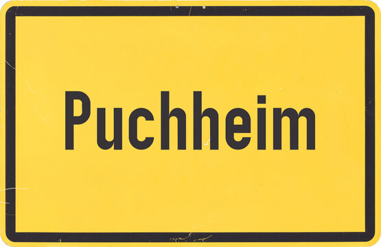 Ortsschild Puchheim