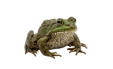 Obraz premium frog on white background