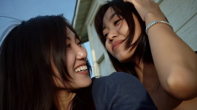 健康的な魅力を持つアジア人女性