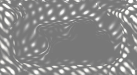 Polka dot light points in frame isolated on transparent background