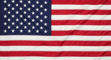 Obraz premium American flag waving with stars and stripes
