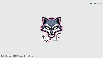 Esport mascot logo badge vector illustration © Effort less