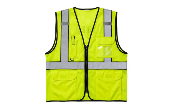 yellow jacket isolated on white