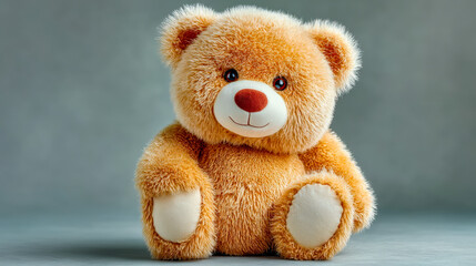 Obraz premium Cuddly Teddy Bear Portrait