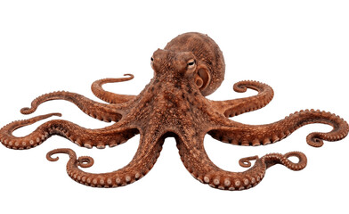 octopus isolated on white background © Mdlina