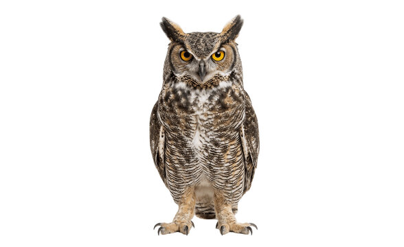 owl isolated on white