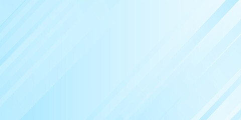 Obraz premium Futuristic abstract background. Modern diagonal geometric shapes. Blue and white gradient dynamic lines.