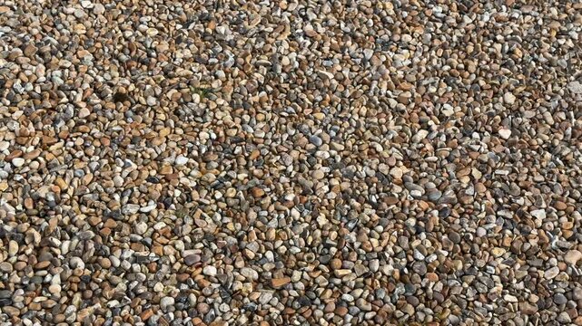 Natural outdoor path aggregate material detail