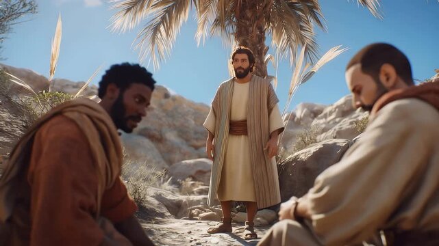 Jesus Invites Philip and Nathanael to Follow Him and Become His Disciples