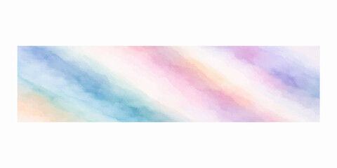 Obraz premium Abstract colorful watercolor background with a bright rainbow gradient wave pattern and blue sky texture creates a motion vector illustration backdrop for banner design