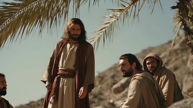Jesus Meets Philip and Nathanael and Jesus Says to Them, Follow Me