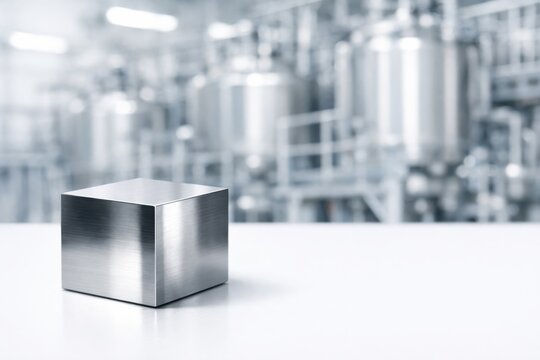 High purity zirconium alloy block in advanced metallurgical laboratory representing corrosion resistant materials for nuclear, aerospace and chemical engineering applications