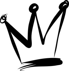 Ink Crown Scribble Princess Tiara © yana2607