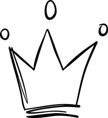 Doodle Crown Scribble Princess King Doodle © yana2607