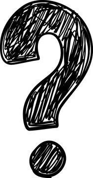 Question Mark Scribble Doodle