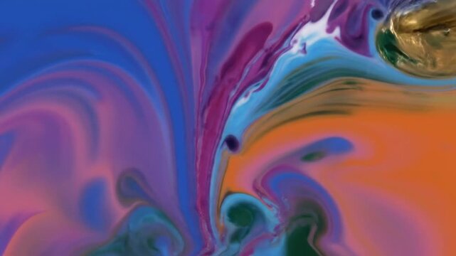 Fluid Art Symphony - A Mesmerizing Dance of Colors and Textures.