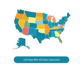 United States Map Design